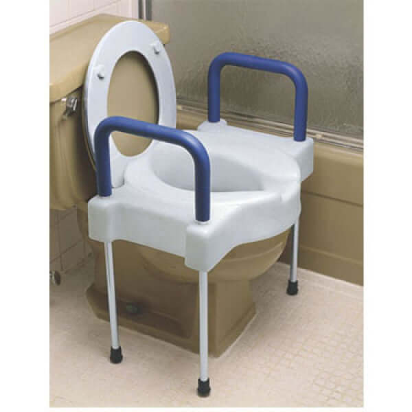 Maddak Tall-Ette Elevated Toilet Seat w/ Aluminum Legs (400 lb capacity)