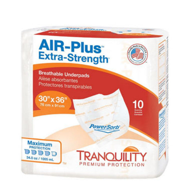 Tranquility AIR-Plus Extra-Strength Breathable Underpad