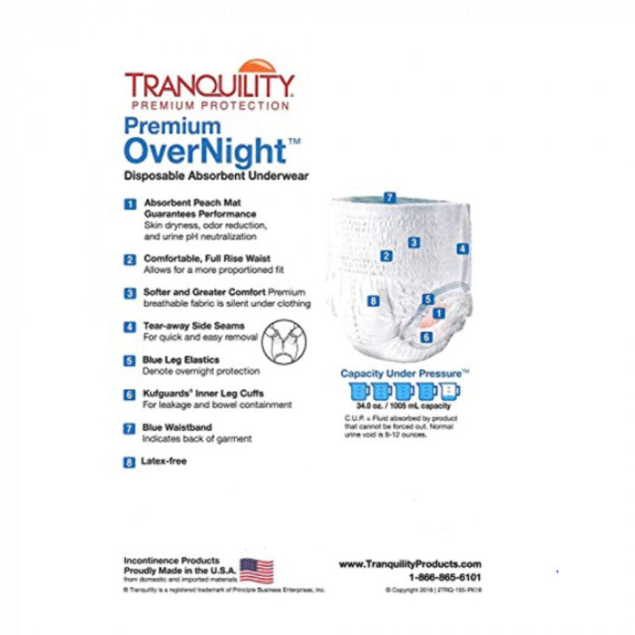 Tranquility Premium OverNight Absorbent Underwear